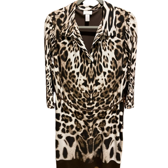 46. WOMENS CHICO’S 2/L DETAIL DRESS - Picture 2 of 8